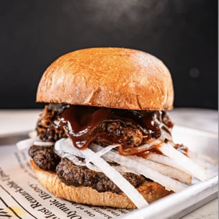 OMG! Chopped Brisket Burger