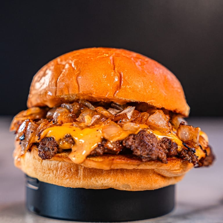Indulge in Our Bacon Cheese Burger