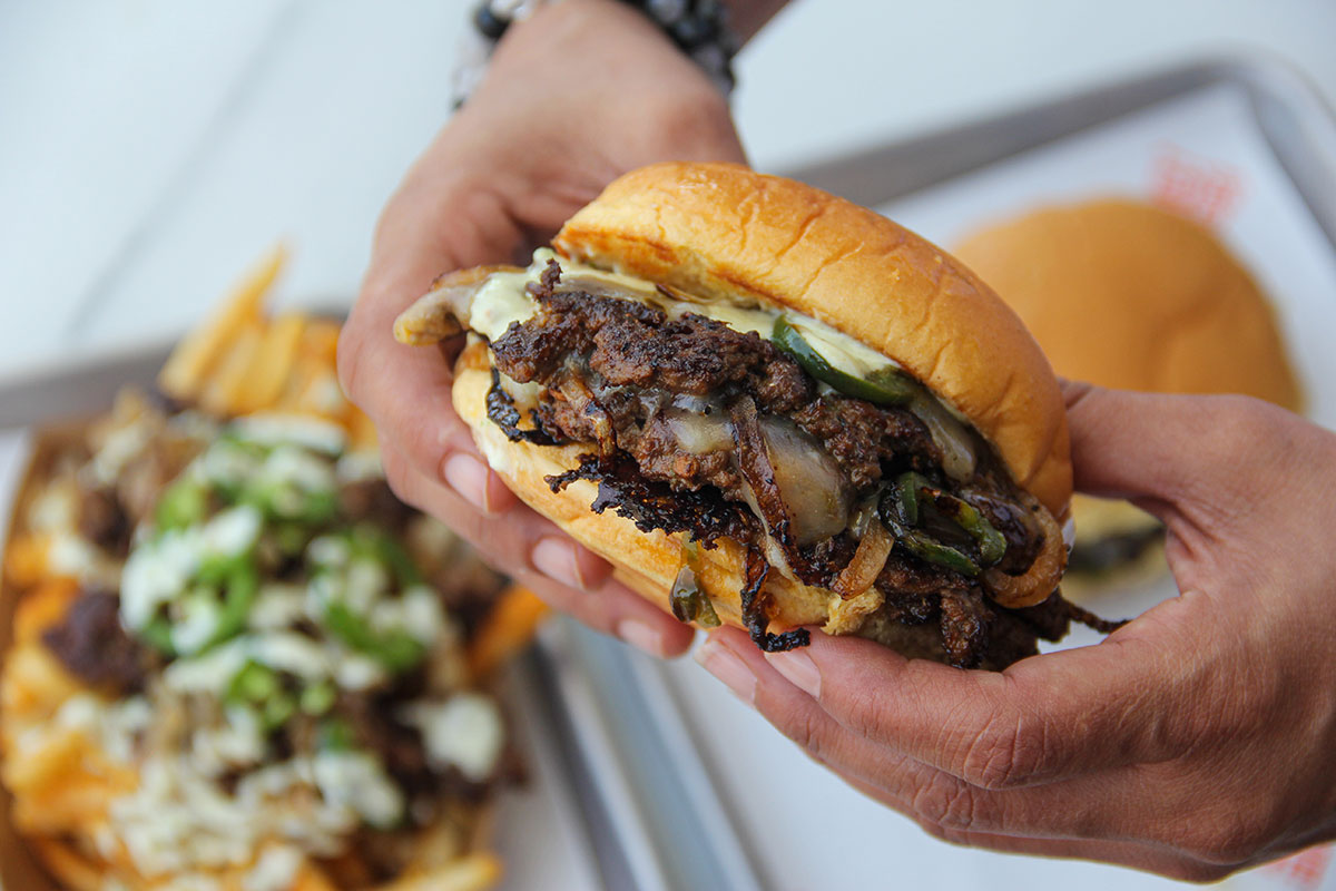Seekh Kabab Smash Burger